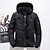 cheap Men&#039;s Downs &amp; Parkas-Men&#039;s Down Jacket Winter Coat Office &amp; Career Date Casual Daily Outdoor Casual Solid / Plain Color Outerwear Clothing Apparel Black Blue Orange