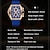 preiswerte Quarz-Uhren-LIGE Herren Quarz uhr Luxus Großes Ziffernblatt Geschäftlich Armbanduhr leuchtend Kalender Chronograph WASSERDICHT Silikon Beobachten