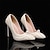 ieftine Pantofi de Mireasă-Pentru femei pantofi de nunta Pantofi pumps Cadouri de Valentin Bling Bling Pantofi Pantofi lucrați manual Petrecere Buline Tocuri de nunta Pantofi de mireasa Pantofi de domnișoară de onoare Imitație