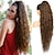 cheap Ponytails-Ponytail Extension 34 Inch Extra Long Drawstring Ponytail Strawberry Blonde Pony Tails Hair Extension Flurry Wavy Ponytails Soft Upgraded Synthetic Fiber Fake Ponytail Hairpiece for Women