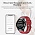 voordelige Smartwatches-iMosi TK25 Slimme horloge 1.36 inch(es) Smart horloge Bluetooth ECG + PPG Temperatuurbewaking Stappenteller Compatibel met: Android iOS Dames Heren Lange stand-by Handsfree bellen Waterbestendig IP 67
