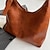 preiswerte Handtaschen und Tragetaschen-Damen Schultertasche PU-Leder Täglich Reißverschluss Hohe Kapazität Wasserdicht Feste Farbe Schwarz Braun Beige
