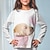 voordelige meisjes 3d t-shirts-Voor meisjes 3D-hond T-shirt lange mouw 3D-print herfst winter actief mode schattig polyester Kinderen 3-12 jaar ronde hals buiten casual dagelijks normale pasvorm