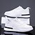 cheap Men&#039;s Sneakers-Men&#039;s Sneakers White Shoes Walking Vintage Casual Outdoor Daily Knit Warm Height Increasing Comfortable Lace-up Black / White White Fall Winter
