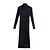 cheap Spring&amp;Autumn Dress-Women&#039;s Casual Dress Sweater Dress Bodycon Split Midi Dress Fashion Streetwear Outdoor Street Daily Long Sleeve Stand Collar Loose Fit 2023 Black Blue Brown Color S M Size