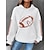 cheap Hoodies &amp; Sweatshirts-Women&#039;s Sweatshirt Pullover Active Textured Drawstring Front Pocket Black White Gray Football Casual Sports Round Neck Top Long Sleeve Fall &amp; Winter Micro-elastic