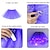 cheap Decorative Lights-LED Tulle Skirts For Girls Light Up Women&#039;s Ballet Festival Cosplay Costumes For Glowing Party Decorating Fairy Gifts For Children
