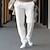 ieftine Pantaloni Sport-Bărbați Pantaloni Sport Jogger Pantaloni Pantaloni plisați Cordon Talie elastică Simplu Confort Respirabil Casual Zilnic Concediu Sport Modă Negru Alb