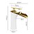 cheap Classical-Bathroom Sink Faucet - Waterfall Electroplated / Painted Finishes Centerset Single Handle One HoleBath Taps