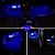voordelige Autobinnenverlichting-7-kleuren mini-usb-autoprojectorverlichting led-nachtlampje feest willekeurige kleuren voetlamp