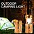 cheap Tactical Flashlights-1pc Brighten Up Your Camping Trip With This Multi-Functional Solar Lantern