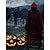 cheap Carnival Costumes-Ghost Grim Reaper Cosplay Costume Party Costume Hooded Cloak Adults&#039; Men&#039;s Women&#039;s Outfits Scary Costume Performance Party Halloween Halloween Masquerade Mardi Gras Easy Halloween Costumes