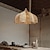 olcso Lámpás dizájn-bambusz csillár 60cm e26/e27 csillár mennyezeti világítás nappaliban hálószoba étterem étterem kávézó bár étterem klub 110-240v
