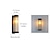 זול מנורות קיר חיצוניות1-גופי תאורה חיצוניים לקיר זכוכית נירוסטה עמיד למים ip54 פמוטים למרפסת תאורת קיר מודרנית מנורות קיר מודרניות למרפסת דלת כניסה כניסה לבן חם 110-240v