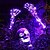 abordables Halloween en Plein Air-1 paire de décorations solaires d&#039;Halloween avec squelette éclairé de 45,7 cm, piquets à main, 40 lumières LED, figurine lumineuse, fête de vacances, décoration intérieure et extérieure pour jardin,