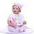 Χαμηλού Κόστους Κούκλες Μωρά-22 inch Κούκλα Αναγεννημένη κούκλα μωρών όμοιος με ζωντανό Χαριτωμένο Μη τοξικό Δημιουργικό Βαμβακερό ύφασμα 3/4 σιλικόνης άκρα και βαμβάκι γεμάτο σώμα με ρούχα και αξεσουάρ