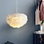 economico Luci Isola cucina-lampadario a sospensione a led lampadario bianco piuma di struzzo bouquet luce a sospensione romantico apparecchio di illuminazione montato per ristorante camera da letto catena regolabile 110-240v
