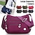 cheap Crossbody Bags-Women&#039;s Crossbody Bag Shoulder Bag Hobo Bag Oxford Cloth Outdoor Daily Holiday Pendant Zipper Large Capacity Waterproof Lightweight Solid Color ArmyGreen Black Red