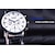 voordelige Mechanische Horloges-Heren mechanische horloges Luxe Grote wijzerplaat Modieus Zakelijk Skelet Automatisch opwindmechanisme WATERDICHT Decoratie Leer Horloge