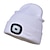 זול מכשירי חשמל ביתיים-כובע כפה לשני המינים עם אור USB נטען 4 לדים כובע סרוג חם לאבא אבא גברים נשים בעל כיפה סרוגה מתנות לחג המולד