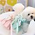 baratos Vestidos-Cachorros Gatos Vestidos Estilo bonito Casual Prova-de-Água Respirável Macio Lavável Confortável Casual / Diário Roupas para cães for Bichon Frise Pomerânia Animais de Pequeno Porte Borboleta Small