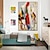 levne Abstraktní malby-abstraktní barevné malování nožem ručně malované olejomalby na plátně velké velikosti moderní nástěnné umění pro domácí nástěnné dekorace