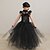 cheap Girls Costumes-Dress Cosplay Costume Tutu Dark Academia Gothic Horror Cosplay Kid's Girls' Carnival Masquerade Mardi Gras Party Halloween Performance Dress Up