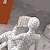 abordables Estatuas-Estatua de mujer lectora de resina pulpa mujer leyendo decoración de estantería, estatua de resina estilo pensador para decoración del hogar estilo contemporáneo