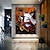 お買い得  人物画-手作りジャズフィギュア絵画モダンファインアートワーク最新ホテルの装飾手描きミュージシャンジャズプレーヤー油絵壁アートスタジオの装飾ギフト装飾のためのロールキャンバス