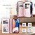billiga Skal och fodral till Samsung-telefon fodral Till Samsung Galaxy S26 Ultra Plus S25 S23 S22 S23 FE S21 Ultra Plus A53 A13 A32 Plånboksfodral med stativ Magnet Dragkedja Kontor / företag TPU Metall PU läder