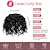 Χαμηλού Κόστους Σινιόν-ατημέλητος κότσος κομμάτι ελαστικό κορδόνι περίσφιξης 8 χαλαρές μπούκλες κότσος εξτένσιον μαλλιών κάλυμμα μαλλιών συνθετικός κότσος για γυναίκες κοντή σγουρή αλογοουρά - φυσικό μαύρο