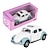 お買い得  rc車-おもちゃ 136 リターンフォース 3 ドア合金シミュレーションスポーツカーオフロードカーモデルベーキングケーキジュエリー