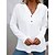 cheap Hoodies &amp; Sweatshirts-Women&#039;s Hoodie Sweatshirt Pullover Basic Button White Solid Color Street Casual Hoodie Top Long Sleeve Spring &amp;  Fall Micro-elastic