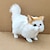 cheap Dolls-Simulated Cat Simulated Gray Cat Small Cat Decorations Flower Cat Crafts Toys Persian Cat Window Decorations（Random cat pupil color）