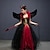 cheap Carnival Costumes-Halloween Witch Maleficent Devil Dress Cosplay Costume Tutu Kid&#039;s Girls&#039; Cosplay Halloween Performance Party Halloween Halloween Carnival Masquerade Easy Halloween Costumes Mardi Gras