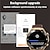 Недорогие Смарт-часы-Умные часы 1.5 дюймовый Bluetooth Совместим с Android iOS IP 65 Водонепроницаемый