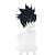 levne Anime paruky-jujutsu kaisen megumi fushiguro tmavě modré cosplay party paruky
