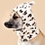 halpa Koiran vaatteet-koiran vaatteet rajat rajat leopardikuvio neulottu hattu söpö päähine täplikäs koira yllään kuminauha