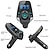 cheap Bluetooth Car Kit/Hands-free-Wireless Bluetooth 5.0 FM Transmitter MP3 Player Hands-free Car Kit Dual USB Charger Adapter Support U Disk TF Card AUX Input