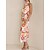 cheap Party Dresses-Women&#039;s Long Dress Maxi Dress Prom Dress Party Dress Satin Dress White Blue Orange Floral Sleeveless Fall Winter Autumn Ruched Fashion Halter Neck Evening Party Vacation 2023 S M L XL
