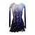 cheap Figure Skating-Figure Skating Dress Women&#039;s Girls&#039; Ice Skating Dress Blue Stretchy Training Competition Skating Wear Thermal Warm Crystal / Rhinestone Long Sleeve Ice Skating Figure Skating