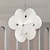 Недорогие Потолочные светильники с диммером-светодиодный подвесной светильник 46 см из металла, ПВХ, современный простой модный подвесной светильник белого цвета для кабинета, офиса, столовой, светильник 110-240 В