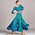 cheap Ballroom Dancewear-Ballroom Dance Dress Lace Women&#039;s Performance Long Sleeve Natural Lace Milk Fiber