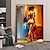abordables Pinturas de personas-Juego de 2 pinturas al óleo abstractas de mujeres sexy desnudas en la pared, arte de pared moderno hecho a mano, cuadro de lienzo para sala de estar, decoración del hogar, lienzo enrollado (sin marco)