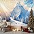 cheap Forest Tapestry-Hanging Tapestry Winter Wonderland Snow Forest Wall Art Large Tapestry Mural Decor Photograph Backdrop Blanket Curtain Home Bedroom Living Room Decoration