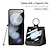 זול מארז סמסונג-טלפון מגן עבור סמסונג גלקסי Z Flip 5 כיסוי אחורי מחזיק עפרונות מחזיק טבעת מגן גוף מלא צבע אחיד PC