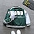 cheap Outerwear-Kids Boys Baseball Jackets Outerwear Animal Color Block Long Sleeve Coat School Fashion Daily 1993 jacket green white bear coat red Formula jacket apricot color Spring Fall 7-13 Years