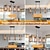 cheap Candle-Style Design-Kitchen Island Lighting, 4 - Light Dining Room Farmhouse Pendant Light, Black Modern Pendant Light, Pool Table Lamp, Wood and Matte Black Metal Finish (4 Heads, Wood) 110-240V