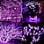 cheap LED String Lights-Halloween Purple Light String 8 Function Indoor and Outdoor Halloween Decorative Light String Low Voltage Safety Plug 10 Meters 100 Lights 20 Meters 200 Lights 30 Meters 300 Lights