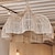 baratos Design de Lanterna-Lustre de bambu 60cm e26/e27 iluminação de teto lustre é aplicável à sala de estar quarto restaurante café bar restaurante clube 110-240v